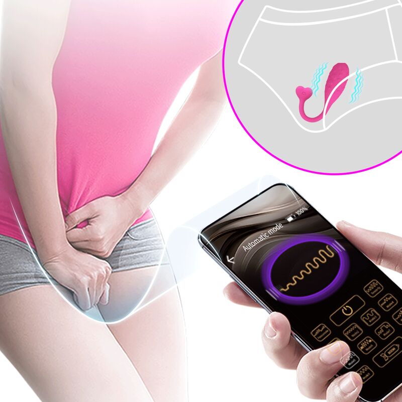 PRETTY LOVE - APP CONTROLLED PINK FISHER VIBRATING EGG