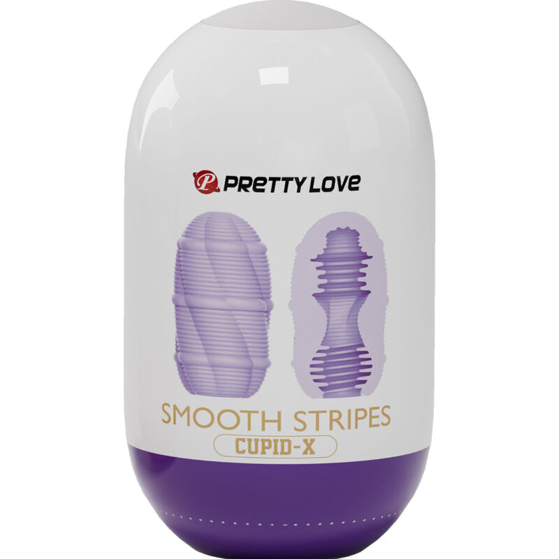 PRETTY LOVE - SMOOTH STRIPES CUPID MASTURBATOR EGG