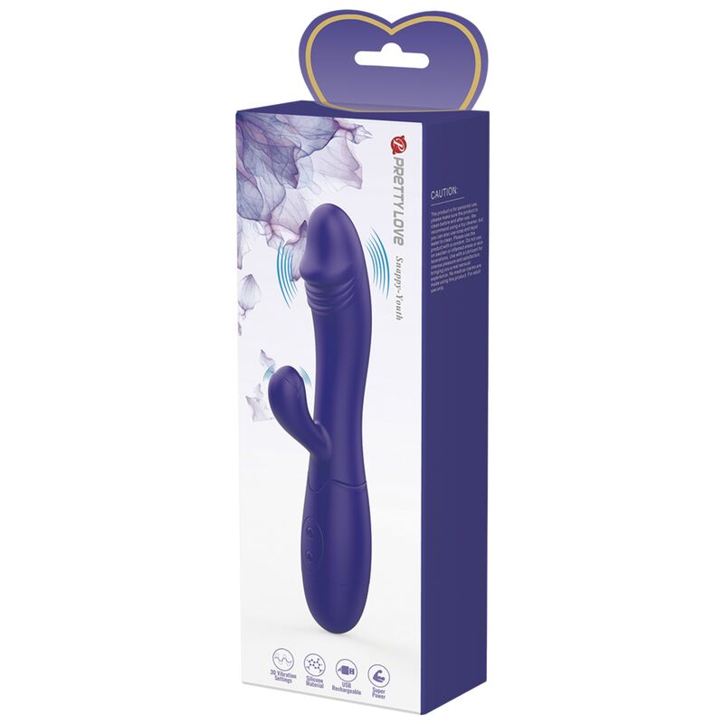 PRETTY LOVE - SNAPPY YOUTH VIBRATOR & G-SPOT STIMULATOR VIOLET