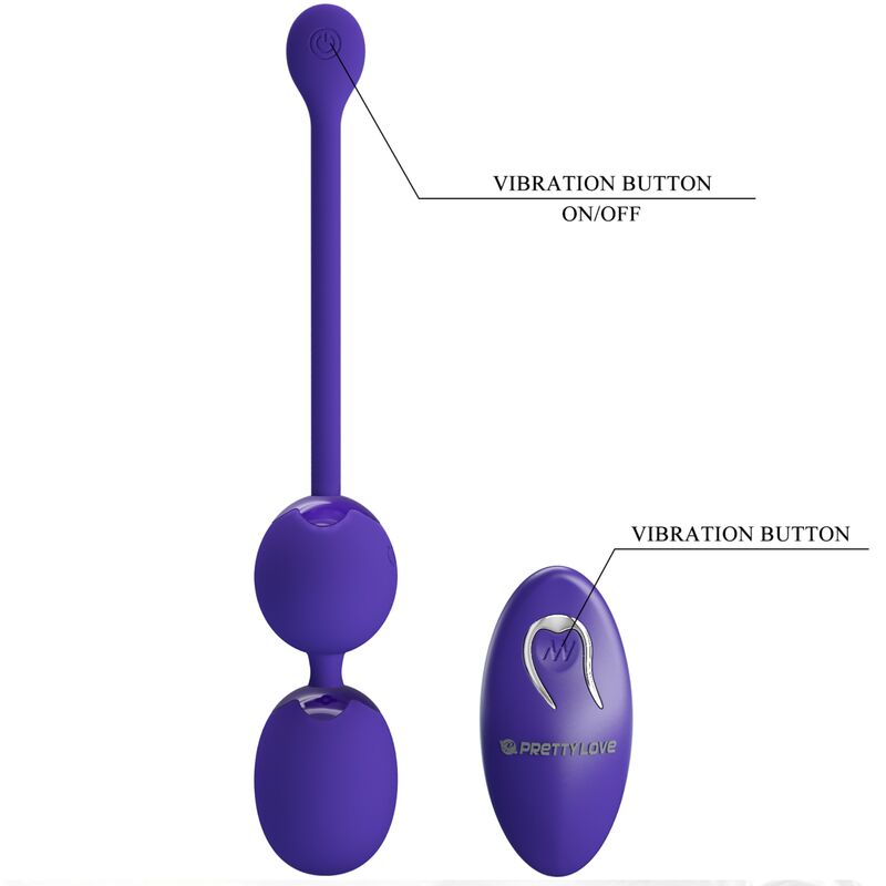 PRETTY LOVE - WILLIE YOUTH REMOTE CONTROL BALLS & VIOLET VIBRATION