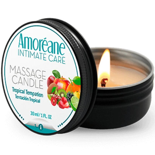 AMOREANE - MASSAGE CANDLE TROPICAL TEMPTATION 30 ML