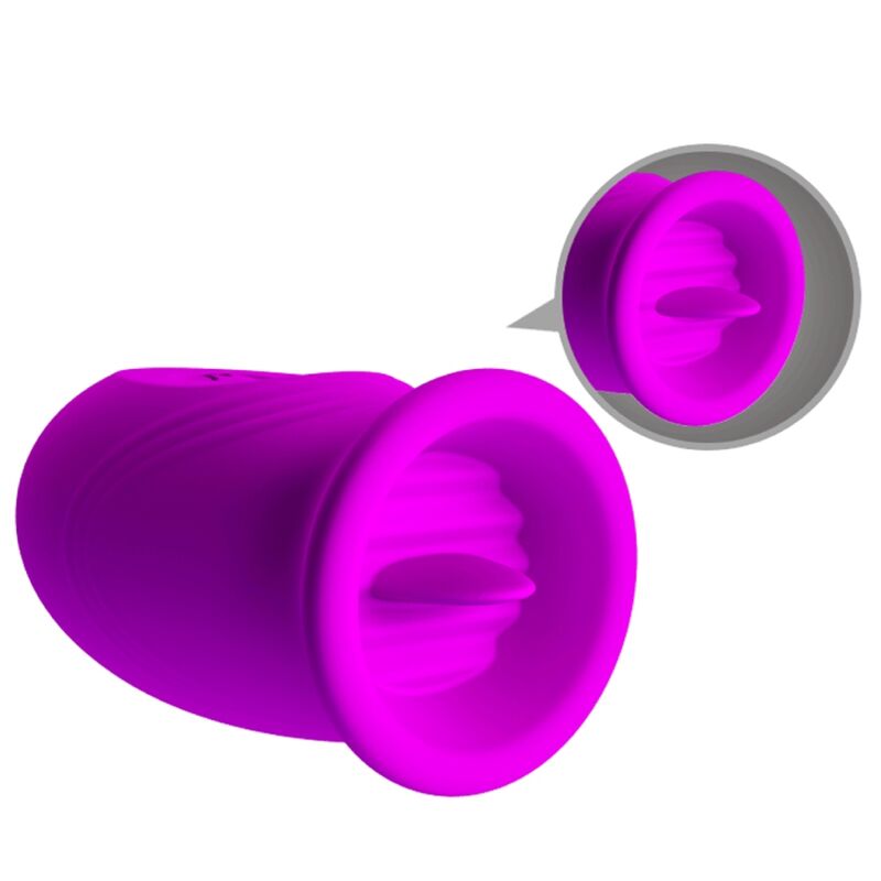 PRETTY LOVE - DAISY DUAL EGG RECHARGEABLE VIBRATOR PURPLE