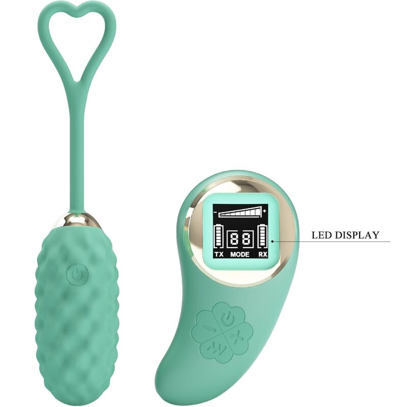 PRETTY LOVE - VIVIAN GREEN REMOTE CONTROL VIBRATING EGG