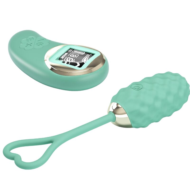 PRETTY LOVE - VIVIAN GREEN REMOTE CONTROL VIBRATING EGG