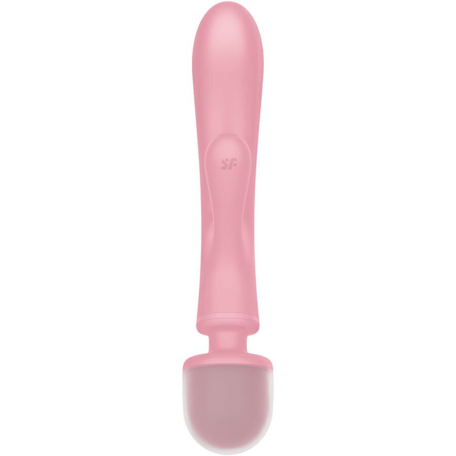 SATISFYER - TRIPLE LOVER RABBIT VIBRATOR MASSAGER PINK