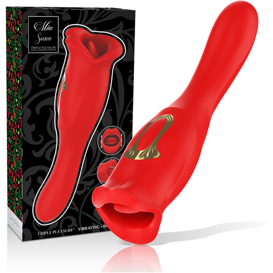 MIA - SIENA TRIPLE PLEASURE VIBRATING + BITING