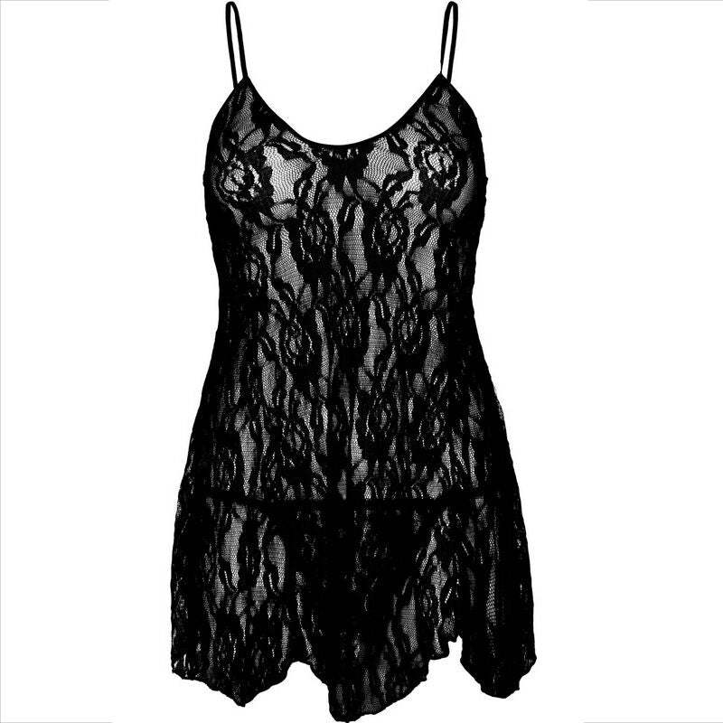 LEG AVENUE - CHEMISE FLOWER LACE