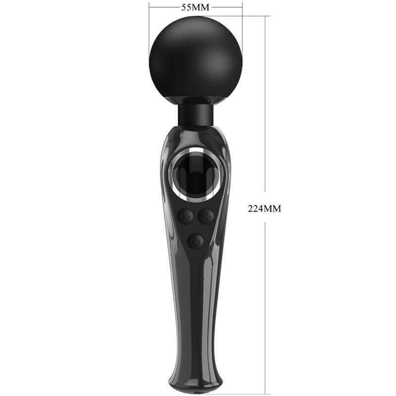 PRETTY LOVE - SKYLER VIBRATOR WAND BLACK