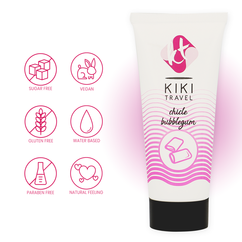 KIKÍ TRAVEL - BUBBLEGUM LUBRICANT 50 ML