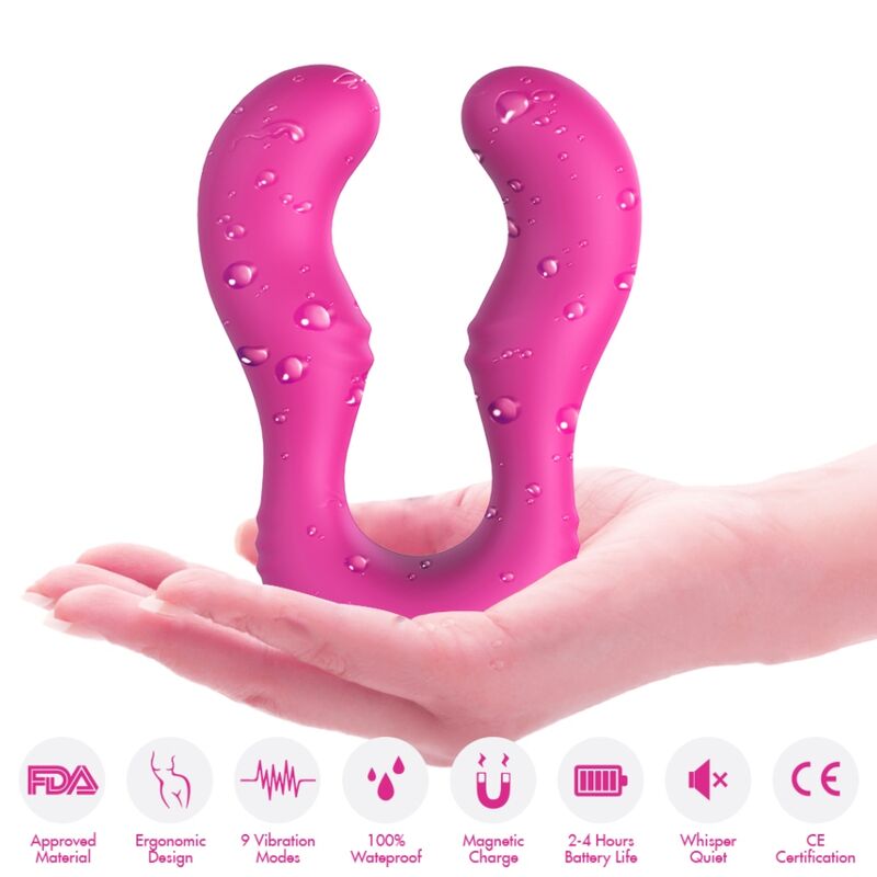 ARMONY - SERAPH VIBRATOR DOUBLE REMOTE CONTROL FUCHSIA