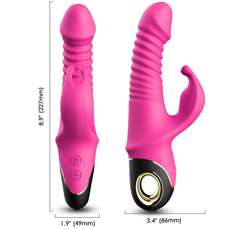 ARMONY - ZING DILDO VIBRATOR RABBIT FUCHSIA