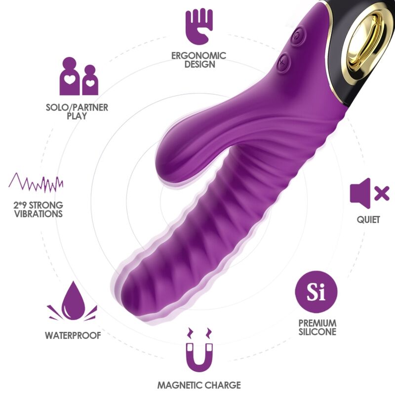 ARMONY - ETERNITY VIBRATOR SILICONE PURPLE