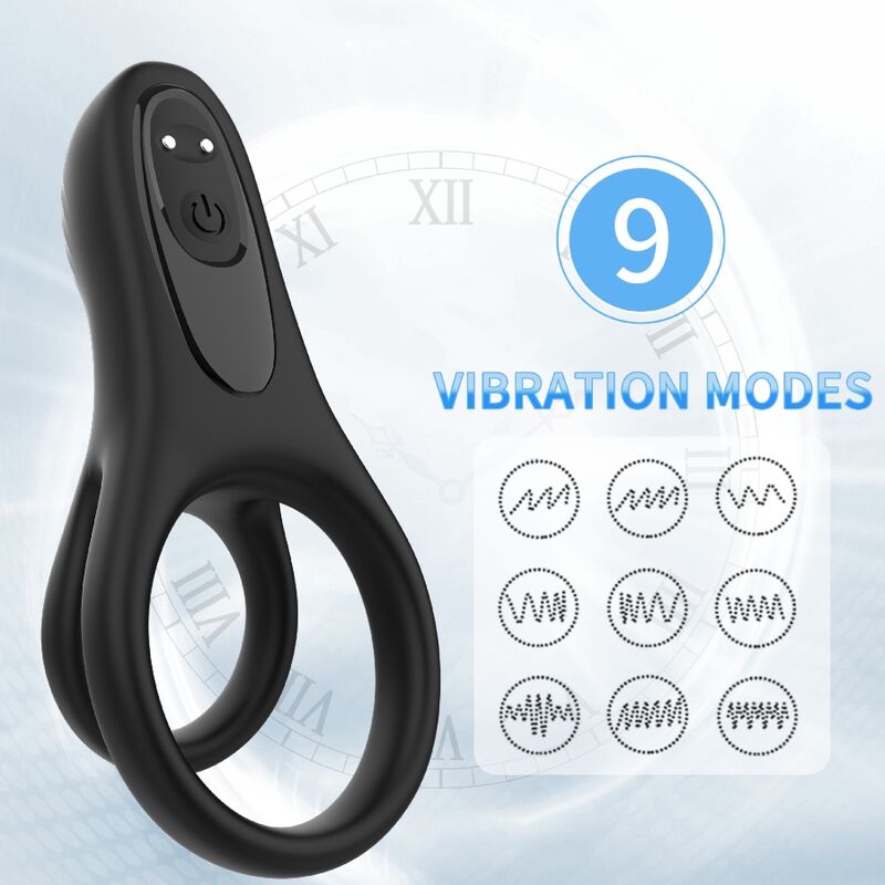 ARMONY - DOUBLE RING VIBRATOR BLACK