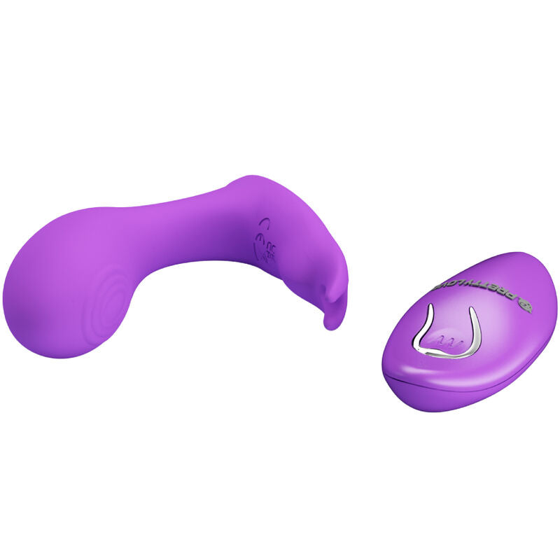 PRETTY LOVE - IDABELLE VIBRATION & PULSATION REMOTE CONTROL VIOLET