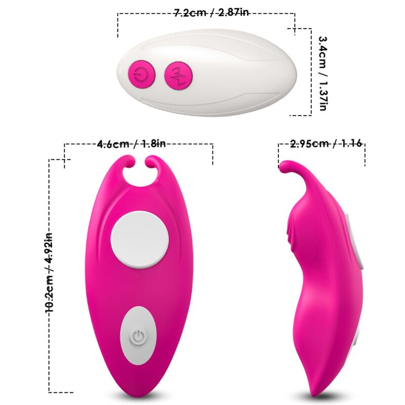 ARMONY - HONEYBEE WEARABLE PANTIES VIBRATOR G-SPOT REMOTE CONTROL FUCHSIA