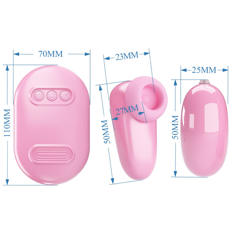 PRETTY LOVE - MAGIC BOX VIBRATING BULLET & PINK STIMULATOR