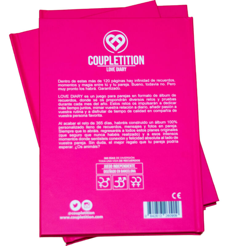 COUPLETITION - LOVE DIARY ALBUM OF MEMORIES & WISHES FOR A COUPLE