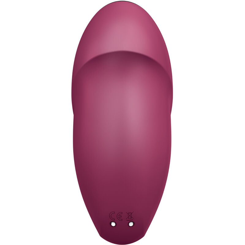 SATISFYER - TAP & CLIMAX 1 LAY-ON VIBRATOR RED