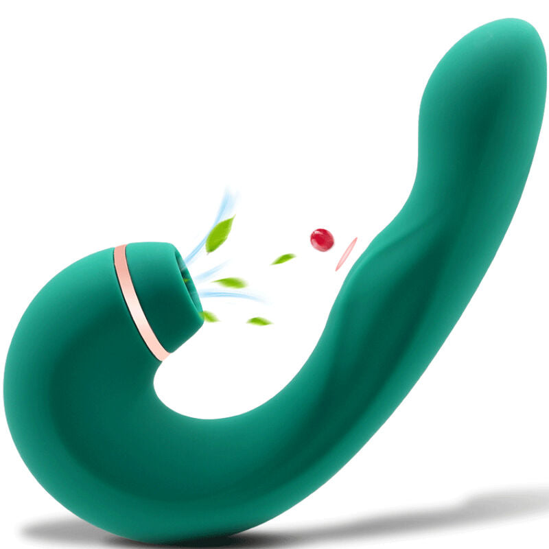 ARMONY - GREEN FLEXIBLE VIBRATOR & SUCKER