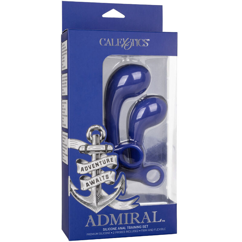 CALEXOTICS - ADMIRAL SET 2 ANAL PLUG BLUE