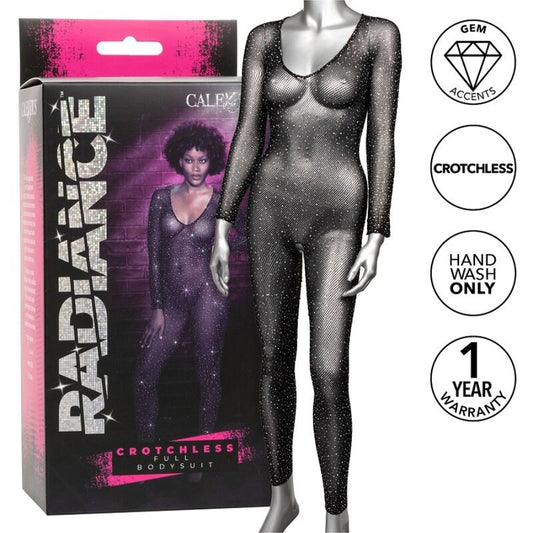 CALEXOTICS - RADIANCE CROTCHLESS FULL BODYSUIT RHINE