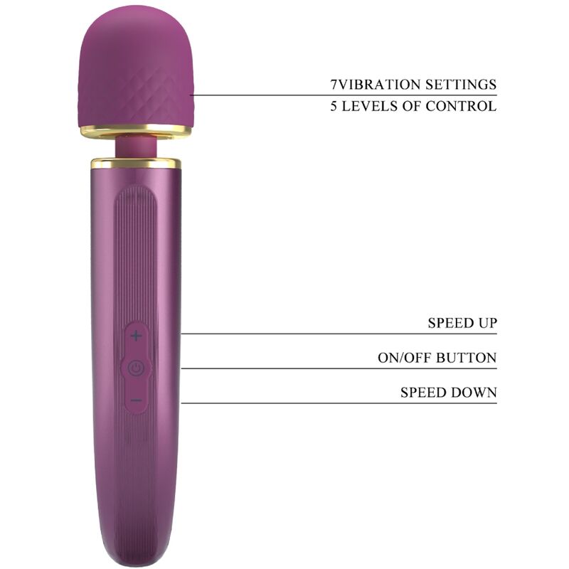 PRETTY LOVE - MASSAGER 7 VIBRATION MODES PURPLE