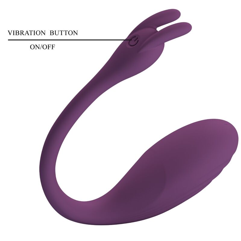 PRETTY LOVE - CATALINA VIBRATOR APP REMOTE CONTROL PURPLE