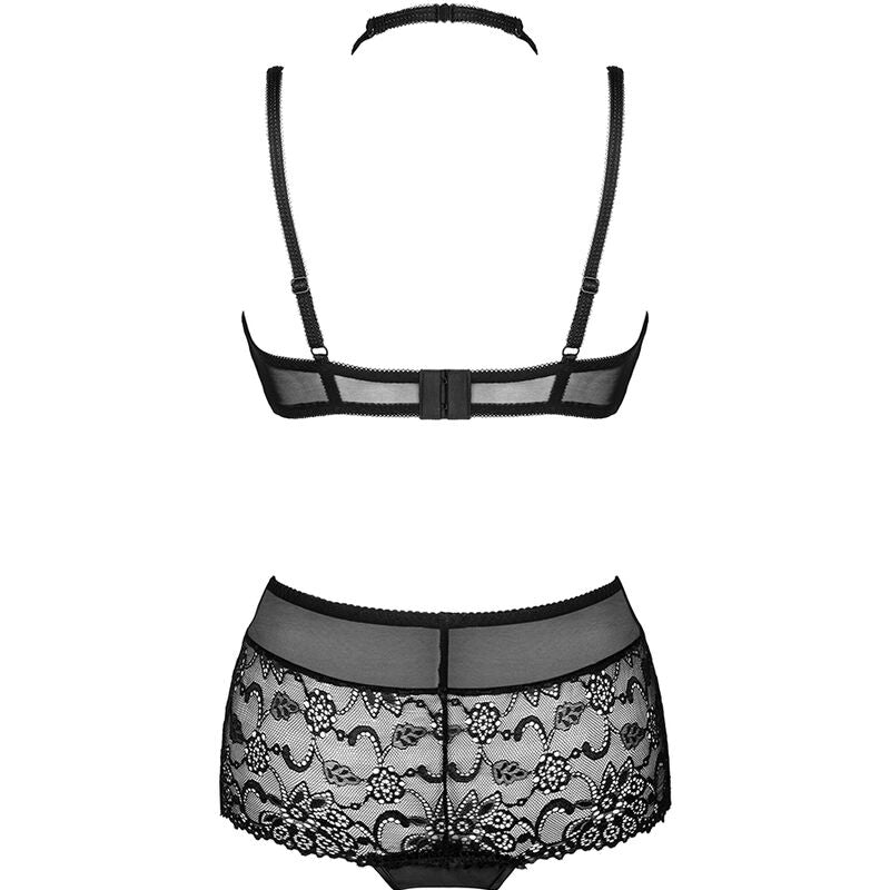 LIVCO CORSETTI FASHION - LINERA FOR THE SENSES COLLECTION BRA + PANTY BLACK