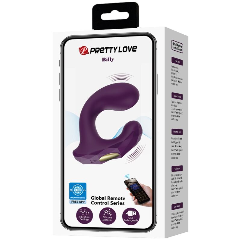 PRETTY LOVE - BILLY VIBRATION REMOTE CONTROL PURPLE FREE APP