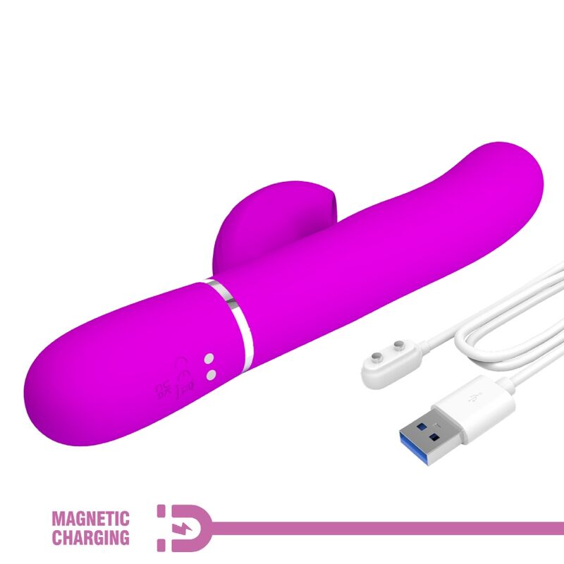 PRETTY LOVE - PERLITA MULTIFUNCTION 3 IN 1 G-SPOT VIBRATOR VIOLET