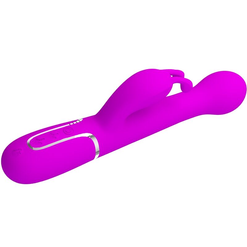 PRETTY LOVE - DEJON RABBIT VIBRATOR 3 IN 1 MULTIFUNCTION VIOLET