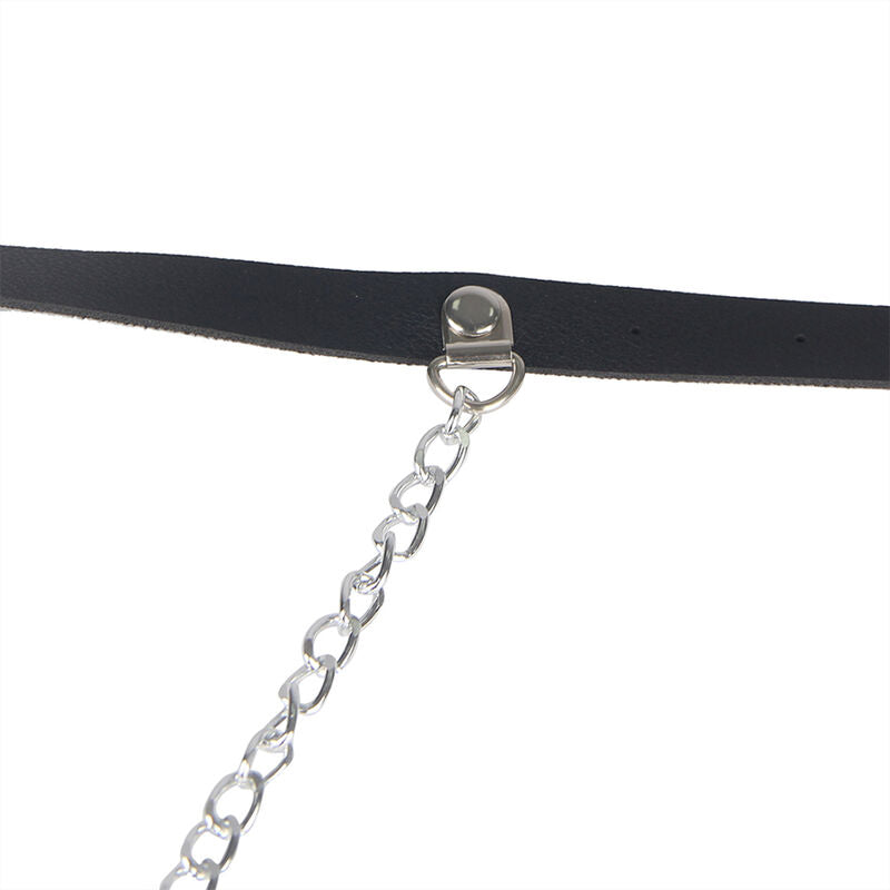 SUBBLIME - LEATHER BELT HARNESS BLACK ONE SIZE