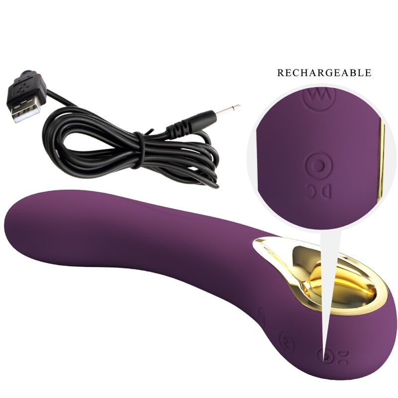 PRETTY LOVE - ETHAN RECHARGEABLE VIBRATOR LILA