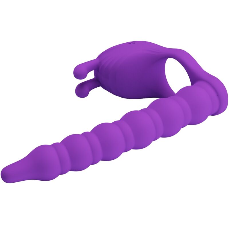 PRETTY LOVE - BLACKNEY PENIS RING WITH LILA VIBRATOR PLUG