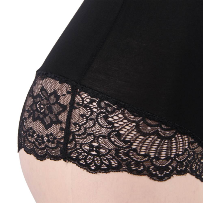 SUBBLIME - BLACK FLORAL LACE DETAIL TEDDY S/M