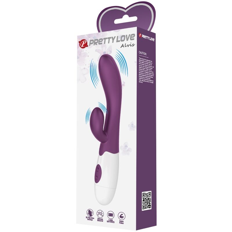 PRETTY LOVE - ALVIS RABBIT VIBRATOR & PURPLE G-SPOT