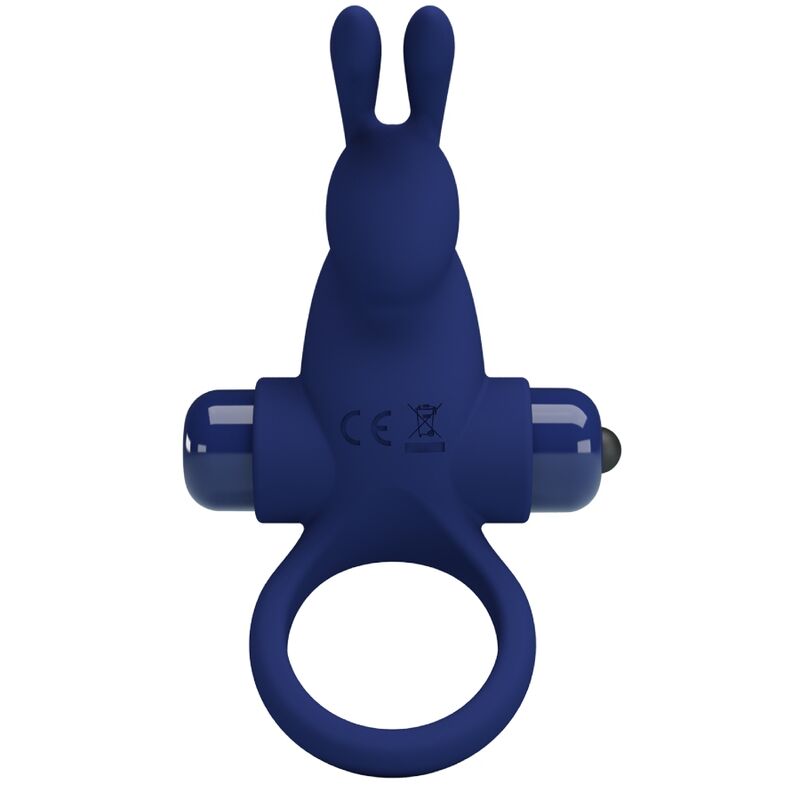 PRETTY LOVE - JIRO RABBIT RING WITH VIBRATION BLUE