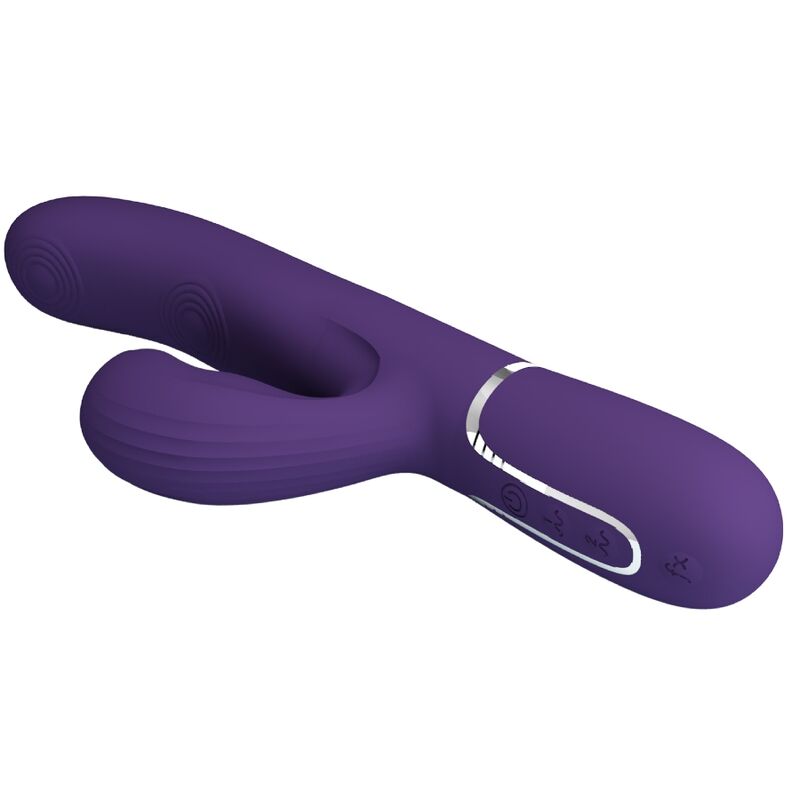 PRETTY LOVE - PERLITA G-SPOT VIBRATOR 3 IN 1 MULTIFUNCTION PURPLE