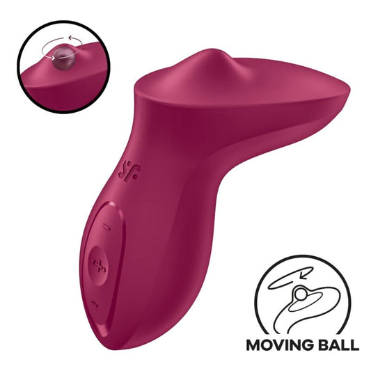 SATISFYER - EXCITERRR LAY-ON CLITORIS BERRY VIBRATOR