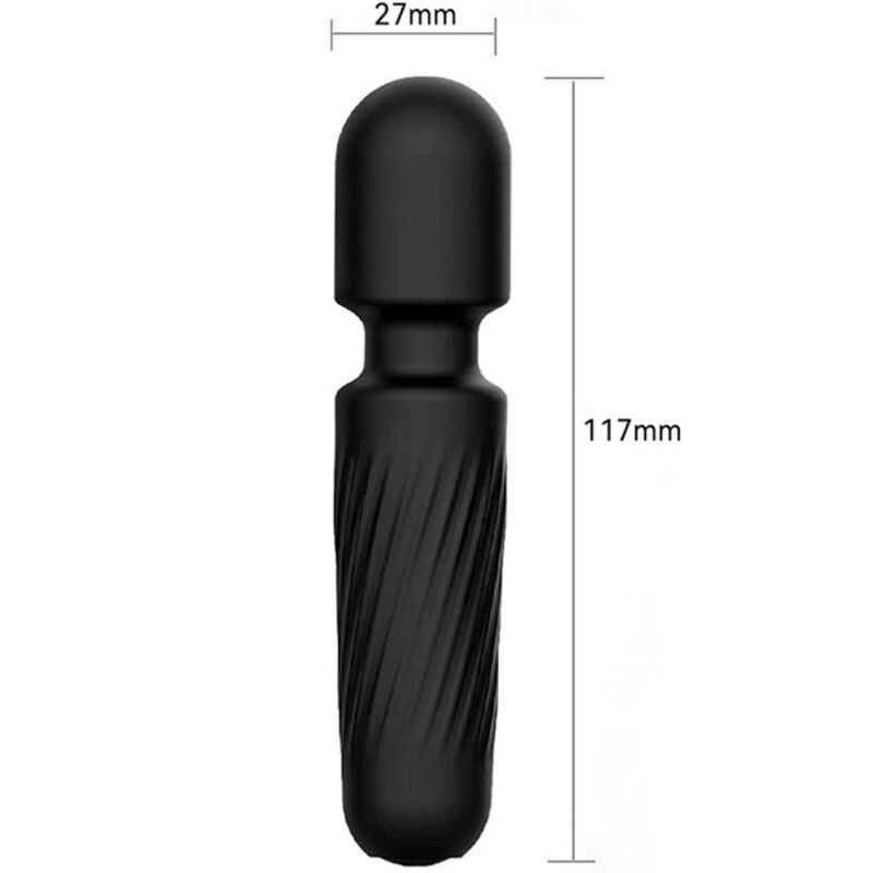 ARMONY - YOUR MAGIC MASSAGER & VIBRATOR RECHARGEABLE 10 VIBRATIONS BLACK