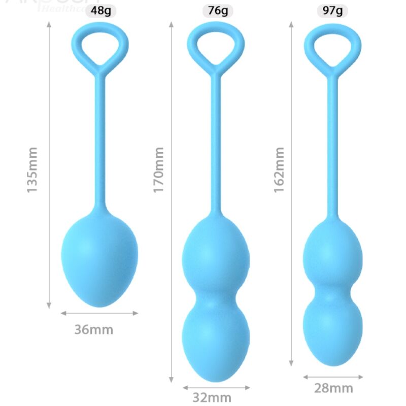 ARMONY - ANABIOSIS VAGINAL DUMBBELL 3 LEVELS BLUE