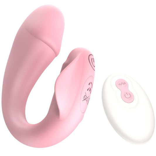 ARMONY - FRESHFUN CICI STAP-ON VIBRATOR REMOTE CONTROL AND APP 10 VIBRATIONS PINK