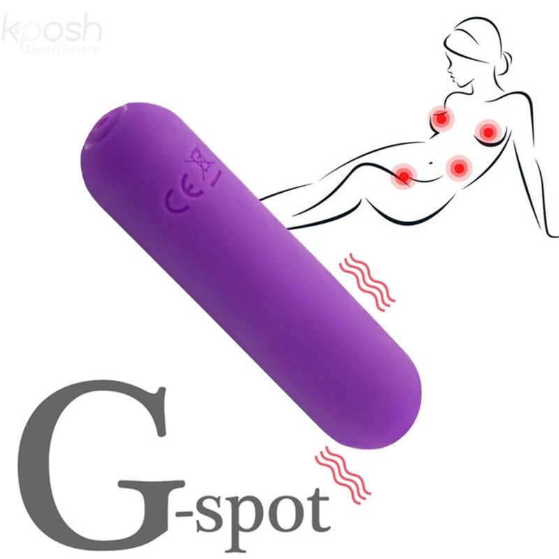 ARMONY - SPLASH JOLINE VIBRATOR BULLET SILICONE REMOTE CONTROL 10 VIBRATIONS 6.5 X 1.5 CM PURPLE