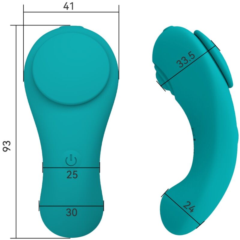 ARMONY - PLEASURE PANTY VIBRATOR REMOTE CONTROL 3 SPEEDS GREEN