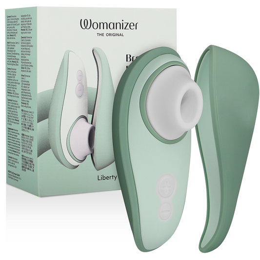 WOMANIZER - LIBERTY 2 CLITORIS STIMULATOR & SUCKER LIGHT GREEN