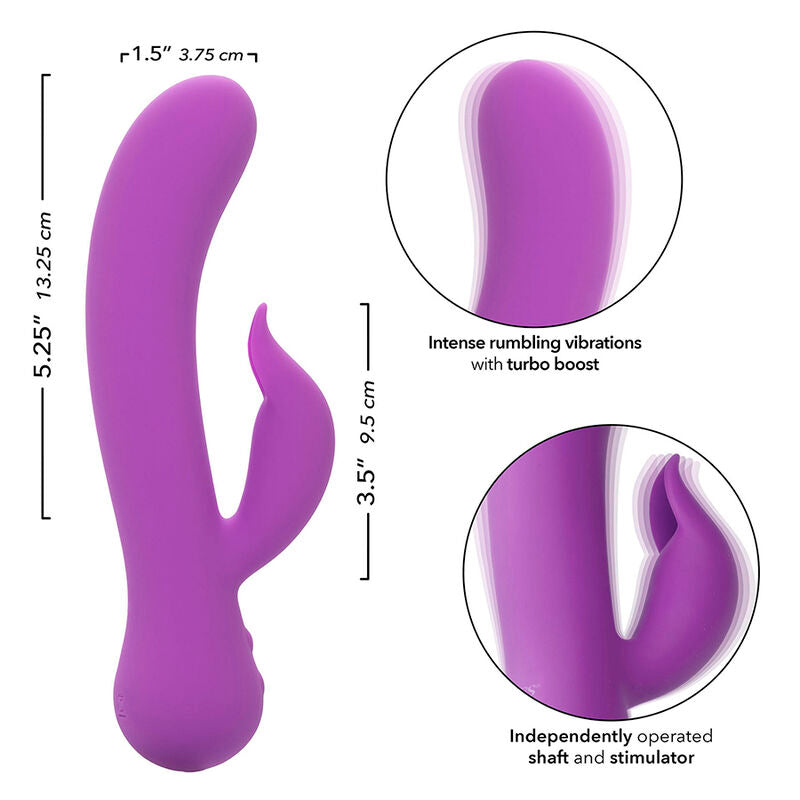 CALEXOTICS - FIRST TIME VIBRATOR PLEASER RECHARGEABLE PURPLE