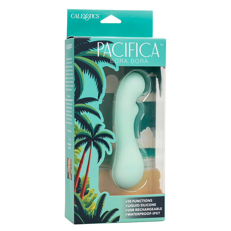 CALEXOTICS - PACIFICA BORA BORA ESTIMULATOR G SPOT 10 VIBRATIONS AQUA