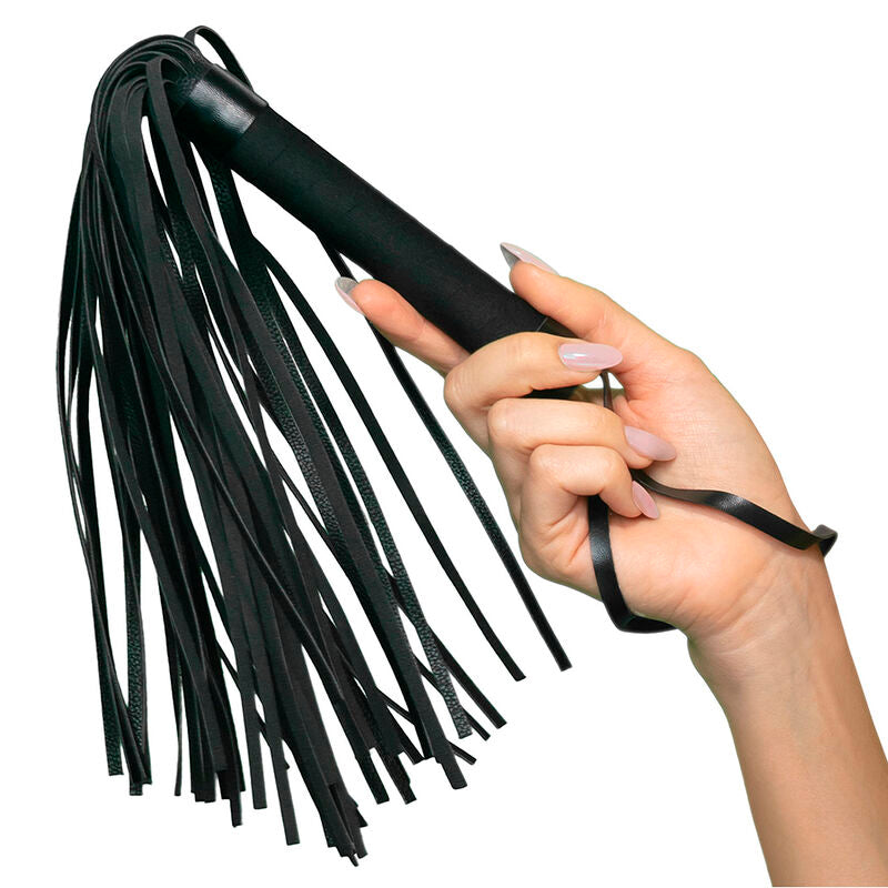 CALEXOTICS - NOCTURNAL FLOGGER LEATHER BLACK