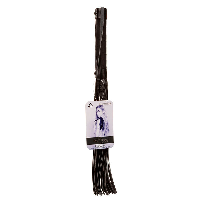 CALEXOTICS - NOCTURNAL FLOGGER LEATHER BLACK