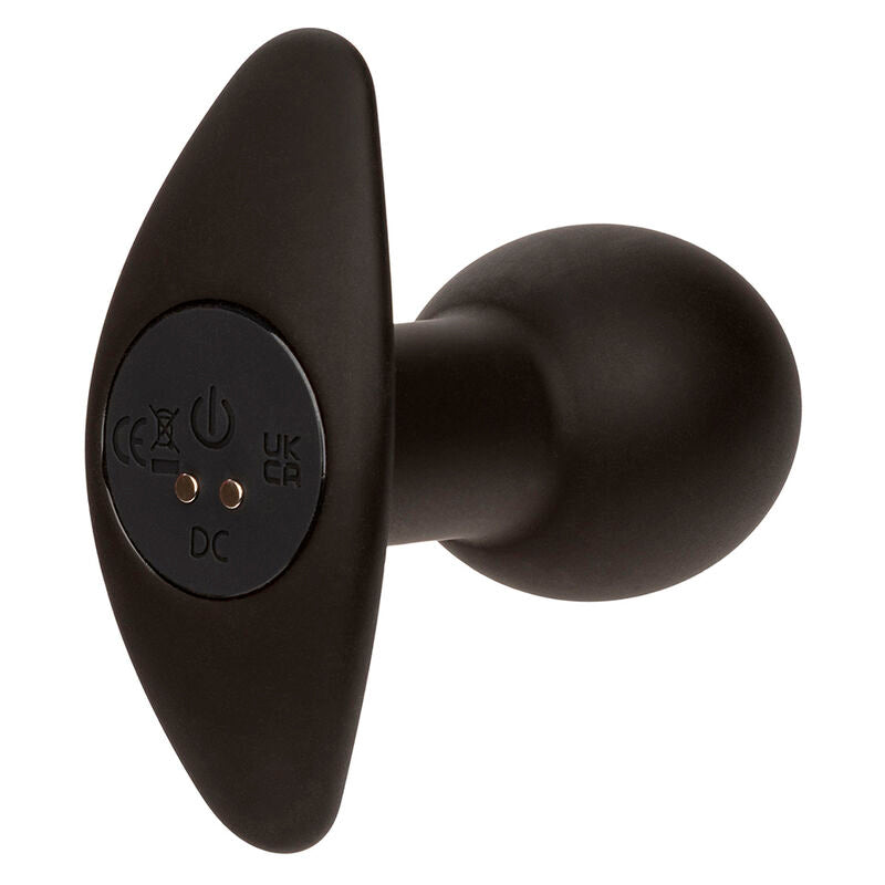 CALEXOTICS - ROCK BOTTOM ANAL PLUG 10 VIBRATIONS SILICONE BLACK